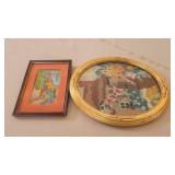 Vintage Needle Point Framed Art Pieces