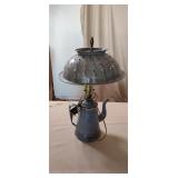 Handmade Folk Artgraniteware Coffee Pot, Strainer