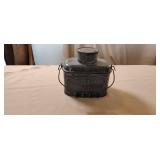 Vintage Graniteware Lunch Bucket 8'ï¿½5'ï¿½ 8' tall