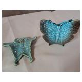 Vintage Ceramic Butterfly Pocket Planter