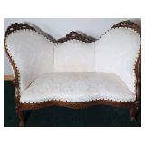 Antique Victorian Rococo Loveseat