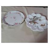 Antique Limoges Porcelain Dish & Platter