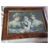 Framed Vintage Art Print 'At The Opera'