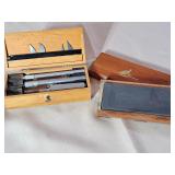 X-acto Knives and Sharpening Stone