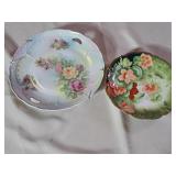 Vintage German Porcelain Serving Plate & Other