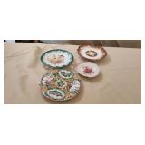 4) Decorative Wall Plates Art 5'-8'