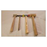 Wood, Brass, Steel & Rubber Malletts
