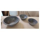 Graniteware Serving Bowls  7' - 10'