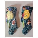 Vintage Ceramic Wall Pocket Vases