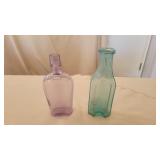 6.5' & 7' Antique Lavender & Cathedral Bottles