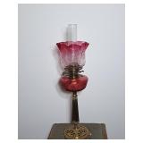 Antique Victorian Parlor Oil Lamp