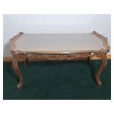 Antique Walnut Rococo-Style Coffee Table