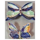 Hand-Painted Ceramic Butterflies