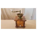 11' Tall Antique European 1900s Coffee Grinder