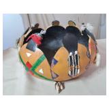 Decorative Southwest-Style Gourd Pot