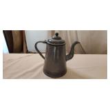 Graniteware Coffee Pot   11' tall