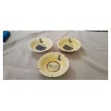Vintage Collectiblen Train & Airplane Bowls
