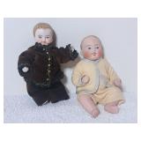 Antique German Bisque Dolls