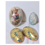 Vintage Paper Mache Easter Egg Containers