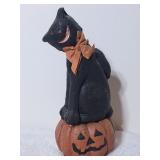 Vintage Black Cat Decoration