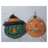 Vintage Style Paper Mache Decorations