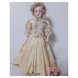 Antique 18' German Bisque Head Doll