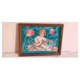 Vintage Valentine's Wall Art 8 1/2'ï¿½7'