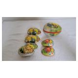 Vintage Paper Mache Easter Egg Containers