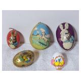 Vintage Papier Mache Easter Eggs