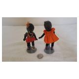 1950s-60s Vintage African American Porceilan Dolls