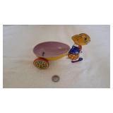 1950s Tin Lithograph Easter Bunny Toy