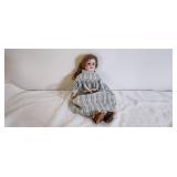 Vintage Porcelain Bisque Doll