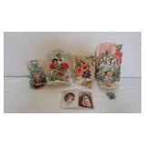 20th Century Die-Cut Fold Out Valentines Cards