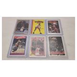 Six 1984-1993 Michael Jordan Cards