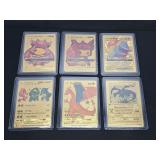 6) Foil-Plated Pokï¿½mon Cards