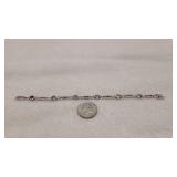 925 Silver Bracelet with Stones