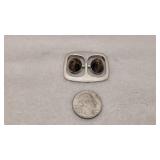 Sterling Silver Brooch with Stones
