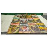 12) 1951 Railroad Magazines