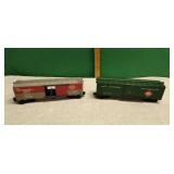 Two O Gauge Lionel Train Cars