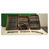 Vintage 0 Gauge Train Track Straight & Curved 80 p