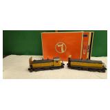 Lionel O Gauge Union Pacific NW2 Diesel Switchers