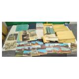 Vintage Railroad Logs, Unused Post Card's & More