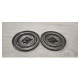 Two Aluminum Marlboro Ash Trays