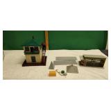Lionel Train Operating Switch Tower & Lumber Shed