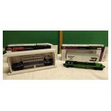 2) Lionel O Gauge Condenser & Flat Car w/ Trailer