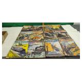 12) 1947 Railroad Magazines