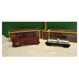 Two Vintage Rail King O & 027 Gauge Train Cars