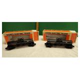 2) Lionel O Gauge Single Dome Tank Cars