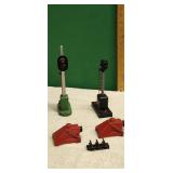 Two Lionel O Gauge Bumpers and Signal Lights