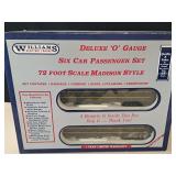Deluxe 'O' Guage 6 Car Passenger Set